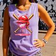 Boys Valentine Day Baseball Helmet Drip Ice-Cream Youth Kids Comfort Colors Tank Top Lagoon