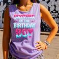 Brother Of The Birthday Boy Ice Cream Baseball Family Party Comfort Colors Tank Top Lagoon
