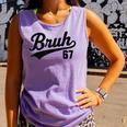 Bruh Baseball Style Number 67 Sports Bro Slang Meme Brother Comfort Colors Tank Top Lagoon