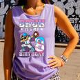 Bruh It's My 8th Birthday Baseball Ice Cream Drip 8 Year Old Comfort Colors Tank Top Lagoon