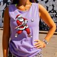 Christmas Baseball Player Santa Xmas Boys Men Toddler Comfort Colors Tank Top Lagoon