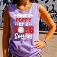 Class Of 2026 Senior Year Baseball Poppy 2026 Graduate Comfort Colors Tank Top Lagoon