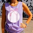 Coquette Baseball Mom Pink Bow Baseball Mama Comfort Colors Tank Top Lagoon Coquette Baseball Mom Pink Bow Baseball Mama Comfort Colors Tank Top Lagoon