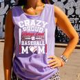 Crazy Proud Always Loud Baseball Mom Mother's Day Comfort Colors Tank Top Lagoon Crazy Proud Always Loud Baseball Mom Mother's Day Comfort Colors Tank Top Lagoon