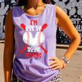 Cute Baseball Mom Out Of Your League Mommy Sports Players Comfort Colors Tank Top Lagoon