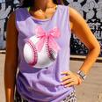 Cute Coquette Baseball Pink Bow Player & Fan Girls Comfort Colors Tank Top Lagoon Cute Coquette Baseball Pink Bow Player & Fan Girls Comfort Colors Tank Top Lagoon