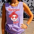 Cute Love Baseball BigLeague Babe Hot Baseball Mom Comfort Colors Tank Top Lagoon