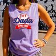Dada Rookie Of Year 1st Birthday Baseball Theme Matching Comfort Colors Tank Top Lagoon