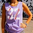 Distressed Baseball Number 32 Jersey Uniform Player Fan Comfort Colors Tank Top Lagoon
