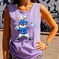 Dripping Drip Baseball Rabbit Bunny Easter Men Boy Kid Comfort Colors Tank Top Lagoon