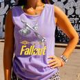 Fallout TV Series Lucy Do Unto Others Baseball Bat Gamer Comfort Colors Tank Top Lagoon