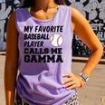 My Favorite Baseball Player Calls Me Gamma Comfort Colors Tank Top Lagoon My Favorite Baseball Player Calls Me Gamma Comfort Colors Tank Top Lagoon