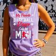 My Favorite Baseball Player Calls Me Mimi For Baseball Mom Comfort Colors Tank Top Lagoon