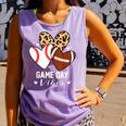 Game Day Vibes Football Baseball Mom Heart Comfort Colors Tank Top Lagoon Game Day Vibes Football Baseball Mom Heart Comfort Colors Tank Top Lagoon