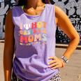 Groovy Retro I Love Hot Baseball Moms With After Game Snacks Comfort Colors Tank Top Lagoon Groovy Retro I Love Hot Baseball Moms With After Game Snacks Comfort Colors Tank Top Lagoon
