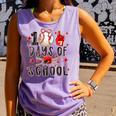 Happy 100 Days Of School Baseball Girls Coquette Bow Teacher Comfort Colors Tank Top Lagoon Happy 100 Days Of School Baseball Girls Coquette Bow Teacher Comfort Colors Tank Top Lagoon
