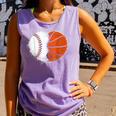 Heart 67 Meme Baseball Basketball Pocket Valentine's Day Tee Comfort Colors Tank Top Lagoon