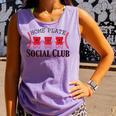 Home Plate Social Club Softball Season Baseball Mom Comfort Colors Tank Top Lagoon