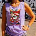 HUGvyn Santa Playing Baseball Ice Cream Drip Christmas Boys Comfort Colors Tank Top Lagoon HUGvyn Santa Playing Baseball Ice Cream Drip Christmas Boys Comfort Colors Tank Top Lagoon