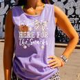 I'm Just Here For The Snacks Baseball Coquette Game Day Girl Comfort Colors Tank Top Lagoon I'm Just Here For The Snacks Baseball Coquette Game Day Girl Comfort Colors Tank Top Lagoon