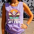 I'm Not Just His Mom Baseball Moms Baseball Mothers Comfort Colors Tank Top Lagoon