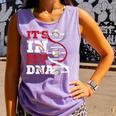 ITS In My DNA Baseball Sport Player Saying Baseball Fan Comfort Colors Tank Top Lagoon