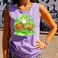 Kids St Patricks Day Shamrock Basketball Baseball Football Comfort Colors Tank Top Lagoon