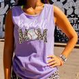 Leopard Baseball Mom Matching Softball Mama Family Matching Comfort Colors Tank Top Lagoon