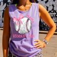 Mama Biggest Fan Coquette Bow Baseball Mom Fan Mother's Day Comfort Colors Tank Top Lagoon Mama Biggest Fan Coquette Bow Baseball Mom Fan Mother's Day Comfort Colors Tank Top Lagoon