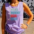 Mama Mommy Mom Bruh Baseball Mom Lover Mother's Day Comfort Colors Tank Top Lagoon