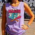 Mason 67 Ice Cream Drip Baseball Meme Graphics Comfort Colors Tank Top Lagoon