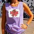 Mom Of Both Baseball Mom Mommy Comfort Colors Tank Top Lagoon