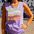 Moms Against Baseball Pants Retro Baseball Mom Comfort Colors Tank Top Lagoon