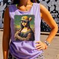 Mona Lisa Baseball Trending Aesthetic Streetwear Comfort Colors Tank Top Lagoon