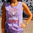 I Am Not a Regular Mom I Am a Baseball Mom Comfort Colors Tank Top Lagoon