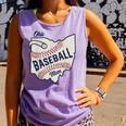 Ohio Baseball Mom Comfort Colors Tank Top Lagoon