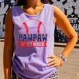 Pawpaw Rookie Of Year 1st Birthday Baseball Theme Matching Comfort Colors Tank Top Lagoon