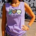 Peace Love Baseball Lover Motif For Women Pink Baseball Mom Comfort Colors Tank Top Lagoon Peace Love Baseball Lover Motif For Women Pink Baseball Mom Comfort Colors Tank Top Lagoon