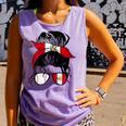 Peruvian Baseball Mom Peru Flag Baseball Girl Comfort Colors Tank Top Lagoon