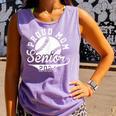 Proud Mom Senior 2024 Baseball Mom Proud Baseball Mom 2024 Comfort Colors Tank Top Lagoon