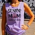 Proud Senior Baseball Mom Senior 2024 Class Leopard Game Day Raglan Baseball Tee Comfort Colors Tank Top Lagoon