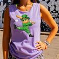 Retro Leprechaun Baseball St Patricks Day Sport Men Boy Kids Comfort Colors Tank Top Lagoon