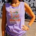 Retro Minor League Maple Valley Martians Baseball Club Comfort Colors Tank Top Lagoon