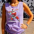 Santa Playing Baseball Christmas Candy Cane Fun Xmas Holiday Comfort Colors Tank Top Lagoon Santa Playing Baseball Christmas Candy Cane Fun Xmas Holiday Comfort Colors Tank Top Lagoon