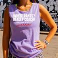 Sarcastic Baseball Mom Mama Baseball Life Premium Comfort Colors Tank Top Lagoon