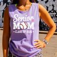 Senior Mom Class Of 2026 Baseball Retro Mom Graduation 2026 Comfort Colors Tank Top Lagoon