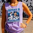 Shohei Ohtani 2025 Los Angeles Baseball Champions MLBPA Comfort Colors Tank Top Lagoon