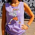 Skeleton Batting Baseball Halloween Comfort Colors Tank Top Lagoon