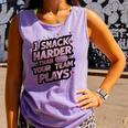 I Snack Harder Than Your Team Plays Baseball Mom Comfort Colors Tank Top Lagoon I Snack Harder Than Your Team Plays Baseball Mom Comfort Colors Tank Top Lagoon