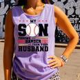 My Son Throws Harder Than Your Husband Baseball Mom Comfort Colors Tank Top Lagoon My Son Throws Harder Than Your Husband Baseball Mom Comfort Colors Tank Top Lagoon
